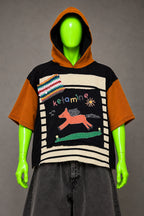 Ketamine Horse Humor Handmade Custom Reworked Hoodie | XL | 1 of 1 Streetwear | Cut & Sew