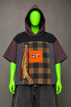 MTV Mushroom Music Nostalgia Handmade Custom Reworked Hoodie | XL | 1 of 1 Streetwear | Cut & Sew