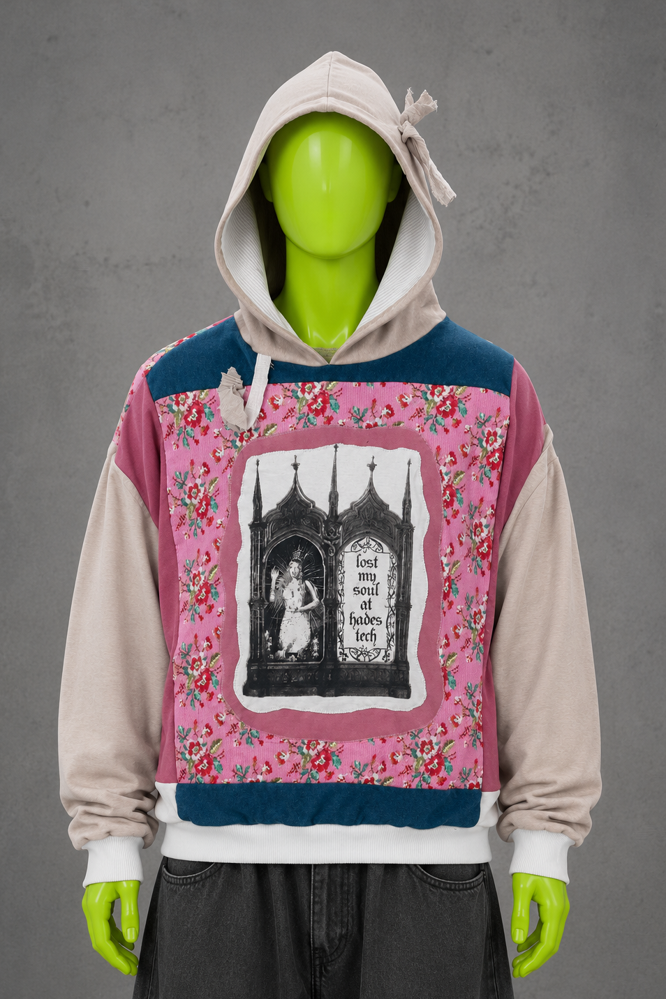 Melanie Martinez Reworked Patchwork Hoodie – Streetwear | Indie Aesthetic
