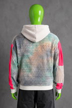 Melanie Martinez Oversized Upcycled Hoodie – Pity Party | Y2K Patchwork | Streetwear