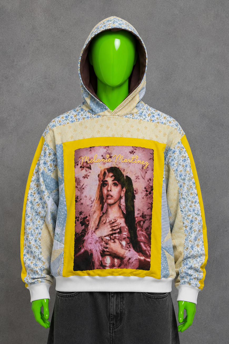 Melanie Martinez Portrait Cottage Core Hoodie – Upcycled Streetwear | Fairy