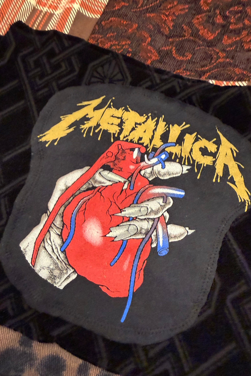 Metallica Patchwork Metal Grunge Handmade Custom Reworked Hoodie | XL | 1 of 1 Streetwear | Cut & Sew