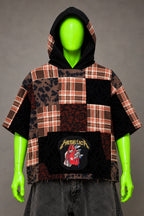 Metallica Patchwork Metal Grunge Handmade Custom Reworked Hoodie | XL | 1 of 1 Streetwear | Cut & Sew