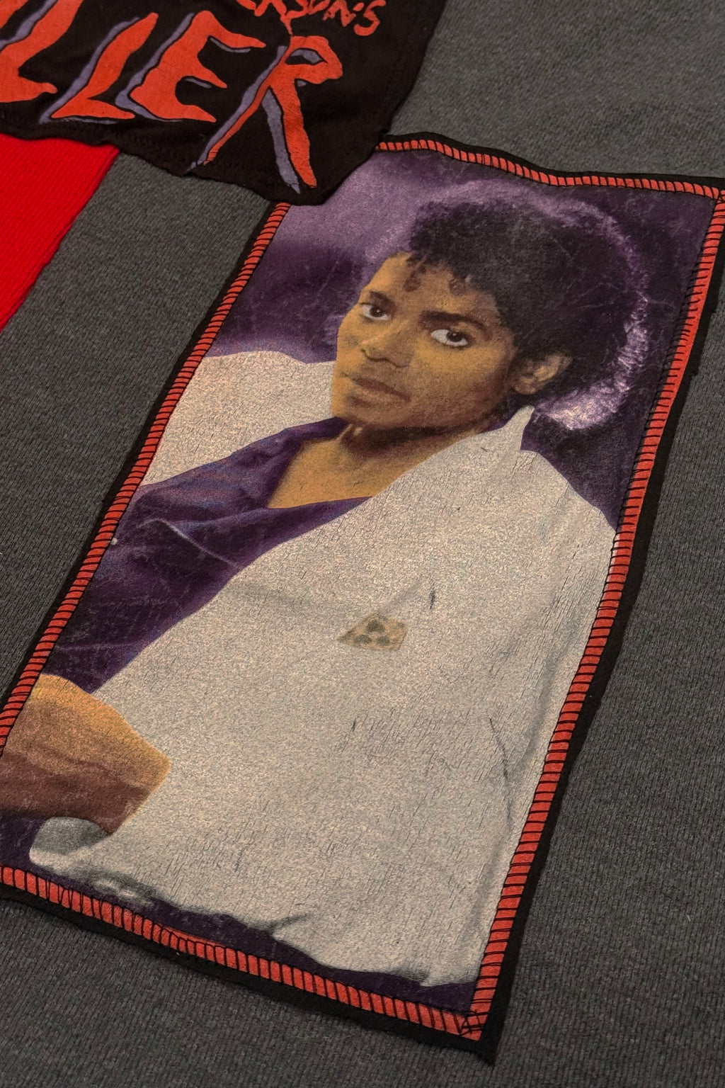 Michael Jackson Thriller Horror 90's Handmade Custom Reworked Hoodie | XL | 1 of 1 Streetwear | Cut & Sew
