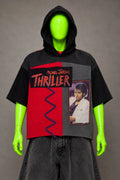 Michael Jackson Thriller Horror 90's Handmade Custom Reworked Hoodie | XL | 1 of 1 Streetwear | Cut & Sew