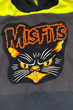 Misfits Lucky 13 Punk Streetwear Handmade Custom Reworked Hoodie | XL | 1 of 1 Streetwear | Cut & Sew