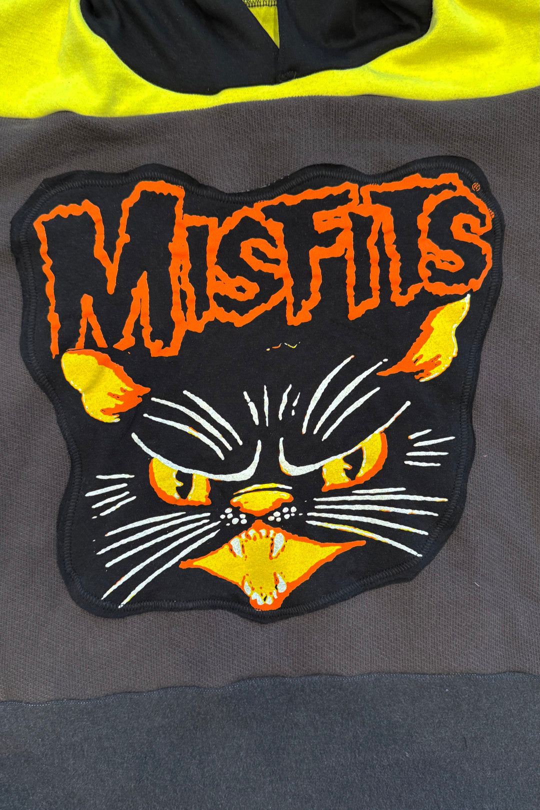 Misfits Lucky 13 Punk Streetwear Handmade Custom Reworked Hoodie | XL | 1 of 1 Streetwear | Cut & Sew