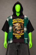 The Mummy Halloween Horror Handmade Custom Reworked Hoodie | XL | 1 of 1 Streetwear | Cut & Sew