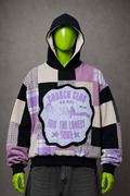 Nessa Barrett Upcycled Patchwork Hoodie – Indie Streetwear | Y2K Aesthetic