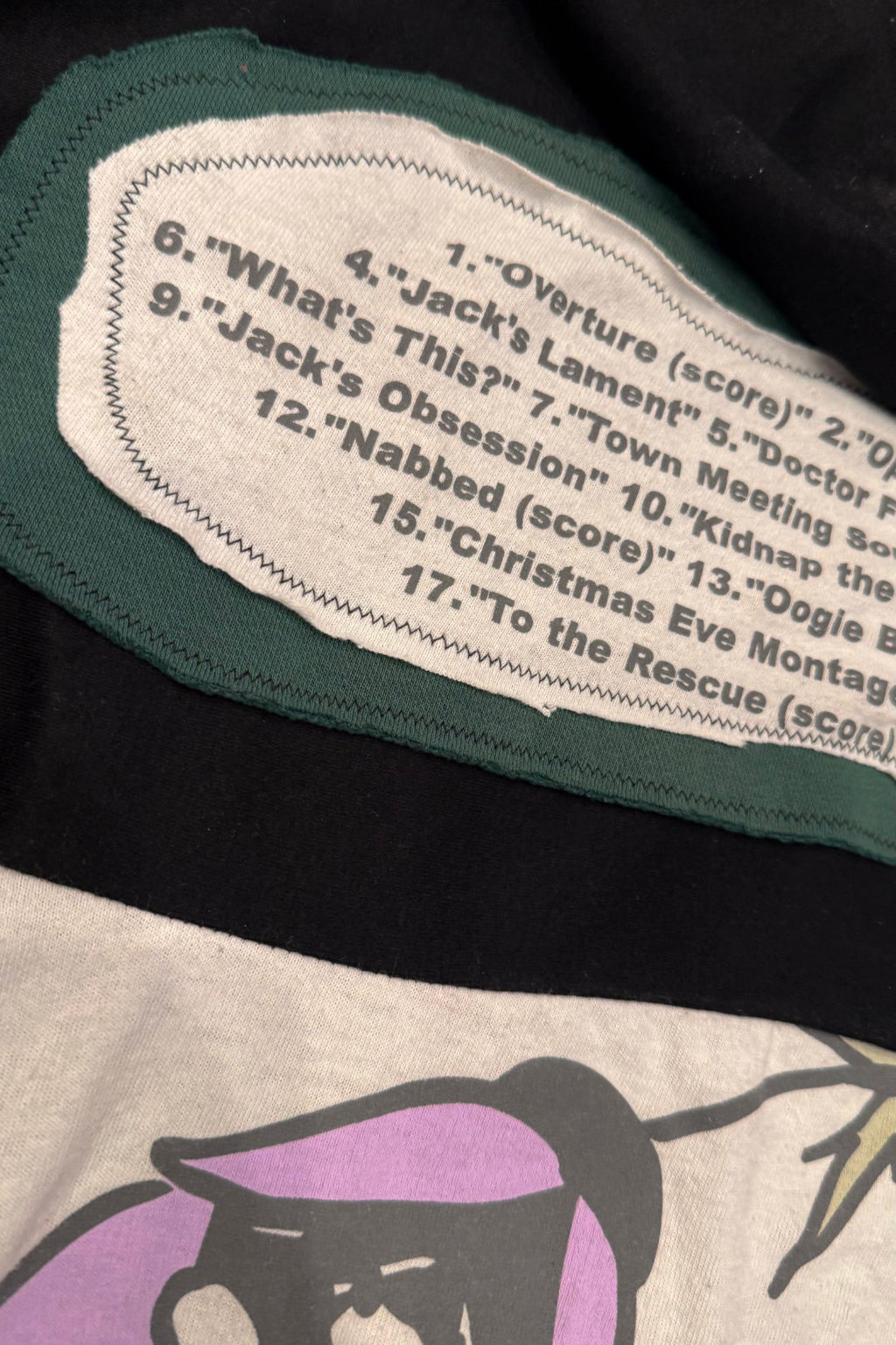 Nightmare Before Christmas Horror Handmade Custom Reworked Hoodie | XL | 1 of 1 Streetwear | Cut & Sew