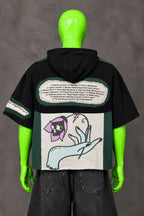 Nightmare Before Christmas Horror Handmade Custom Reworked Hoodie | XL | 1 of 1 Streetwear | Cut & Sew