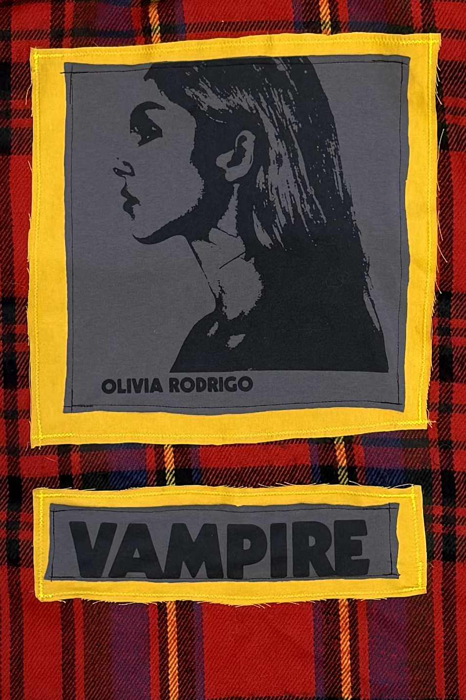 Olivia Rodrigo Vampire Pop Punk Handmade Custom Reworked Hoodie | XL | 1 of 1 Streetwear | Cut & Sew