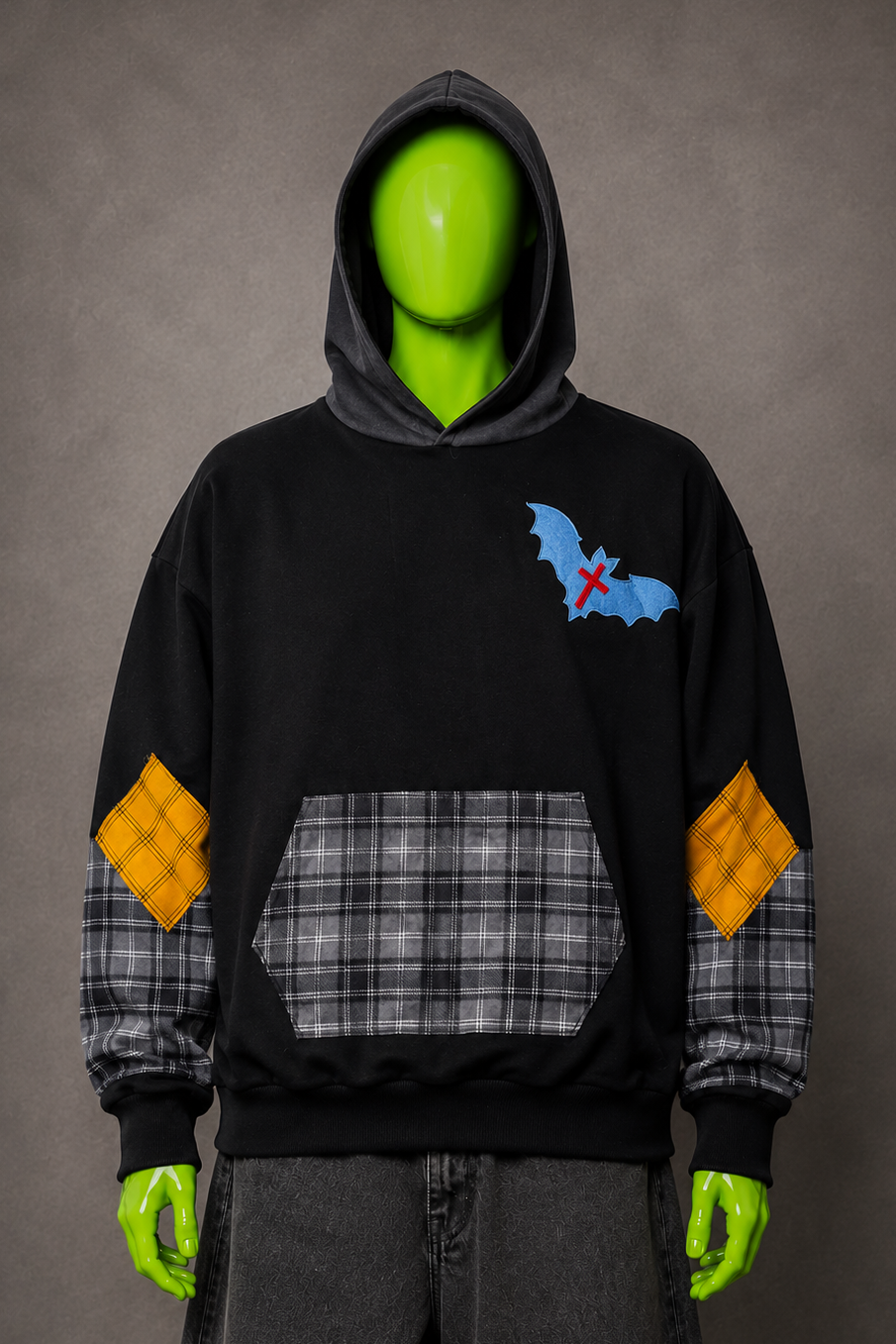 Ozzy Osbourne Reworked Hoodie – Metal Streetwear | Patch Aesthetic | One of One