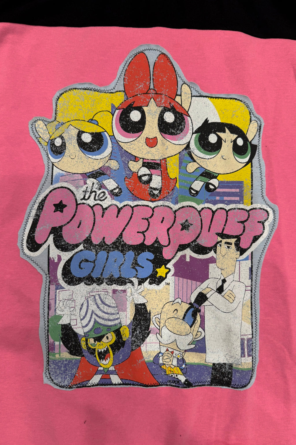 Powerpuff Girls Kidcore Nostalgia Handmade Custom Reworked Hoodie | XL | 1 of 1 Streetwear | Cut & Sew