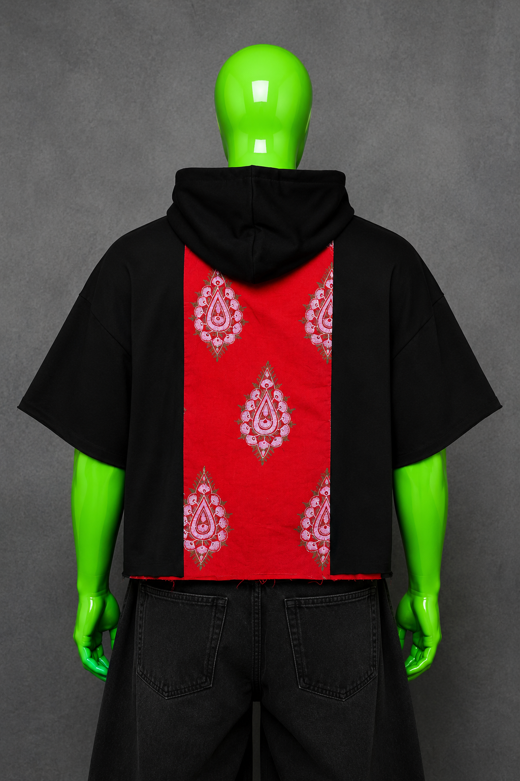 Pennywise Clown IT Halloween Reworked Patchwork Hoodie – Horrorcore Streetwear