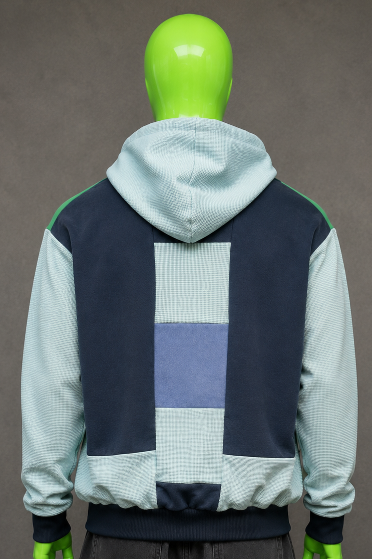 Phoebe Bridgers Oversized Patchwork Hoodie – Indie Grunge | Streetwear | Unisex