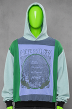 Phoebe Bridgers Oversized Patchwork Hoodie – Indie Grunge | Streetwear | Unisex