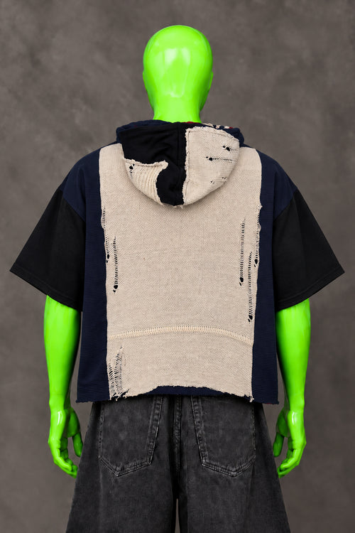 Pierce The Veil Distressed Preppy Sweater Handmade Custom Reworked Hoodie | XL | 1 of 1 Streetwear | Cut & Sew