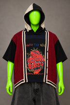 Pierce The Veil Distressed Preppy Sweater Handmade Custom Reworked Hoodie | XL | 1 of 1 Streetwear | Cut & Sew