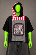 Pink Pony Club Pop Culture Handmade Custom Reworked Hoodie | XL | 1 of 1 Streetwear | Cut & Sew