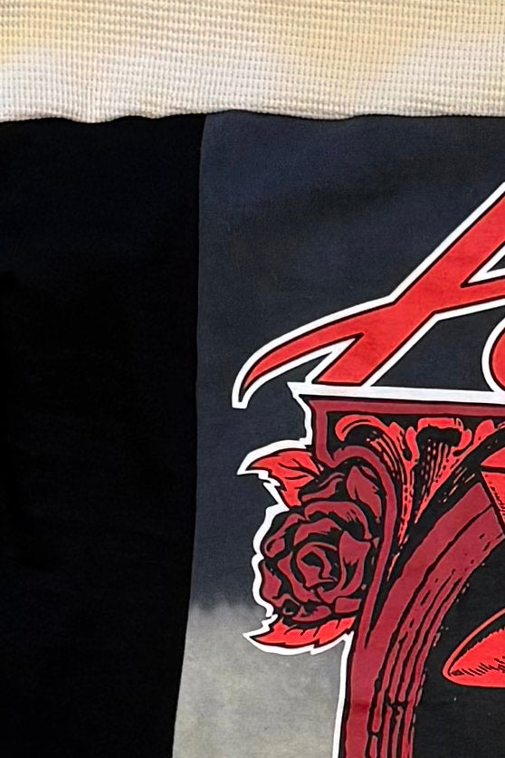 Poison Raven Halloween Music Handmade Custom Reworked Hoodie | XL | 1 of 1 Streetwear | Cut & Sew