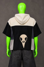 Poison Raven Halloween Music Handmade Custom Reworked Hoodie | XL | 1 of 1 Streetwear | Cut & Sew