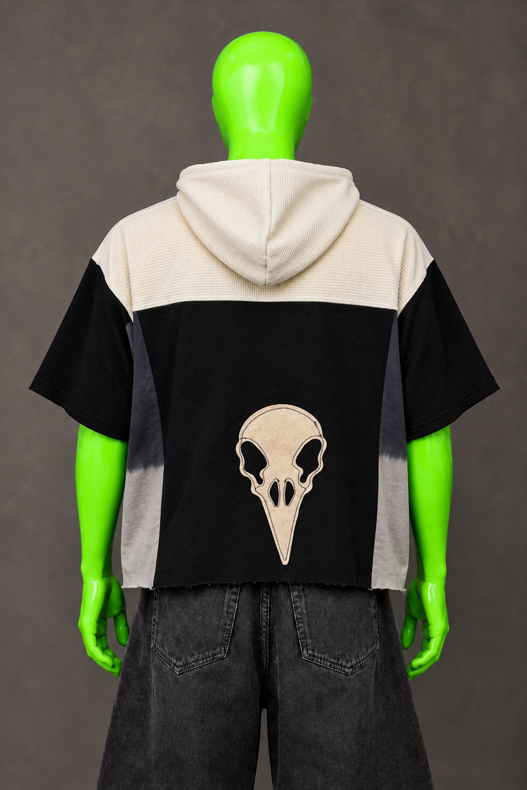 Poison Raven Halloween Music Handmade Custom Reworked Hoodie | XL | 1 of 1 Streetwear | Cut & Sew