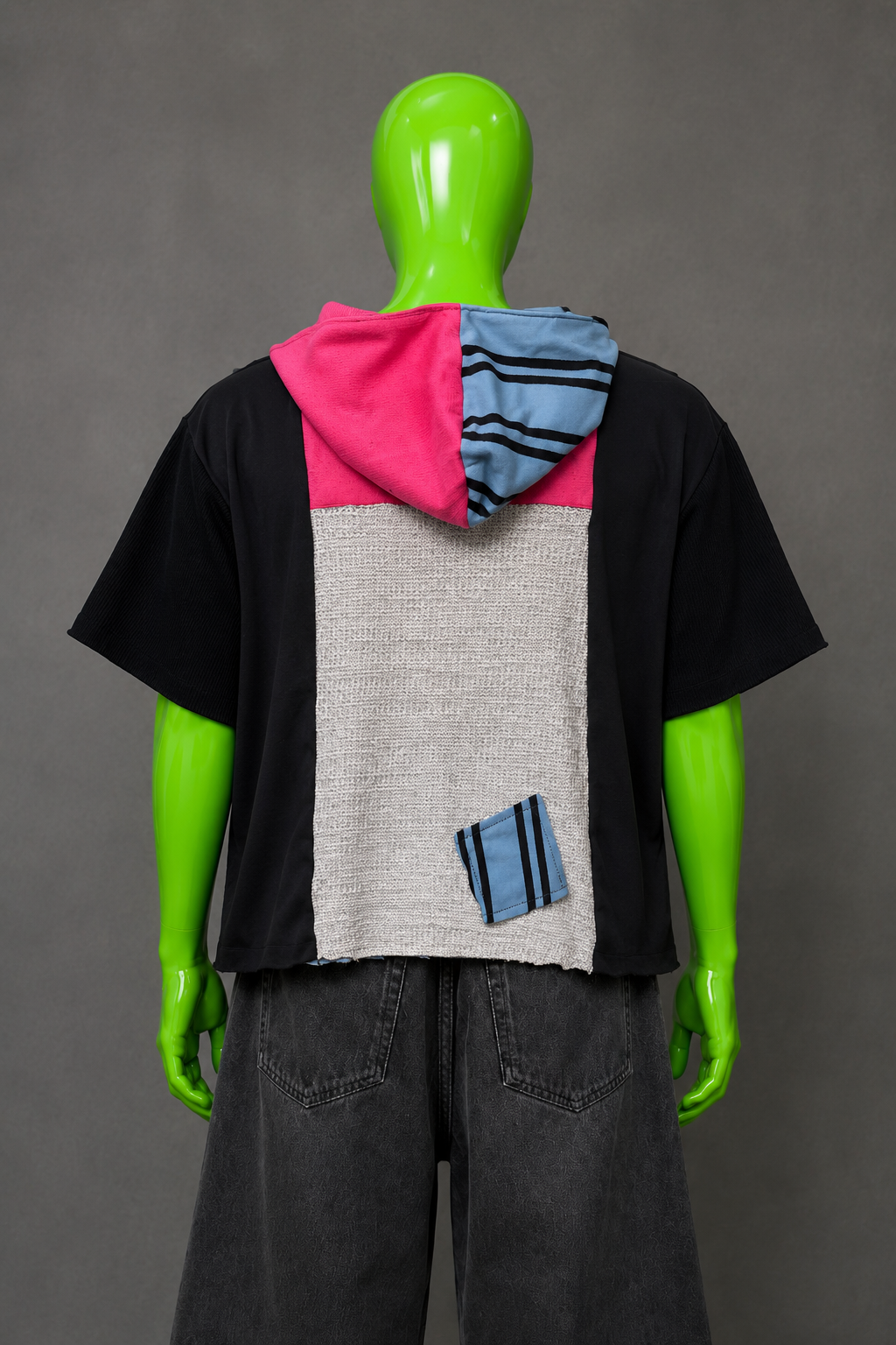 Powerpuff Girls Upcycled Hoodie – Reworked Cartoon Streetwear | One of One