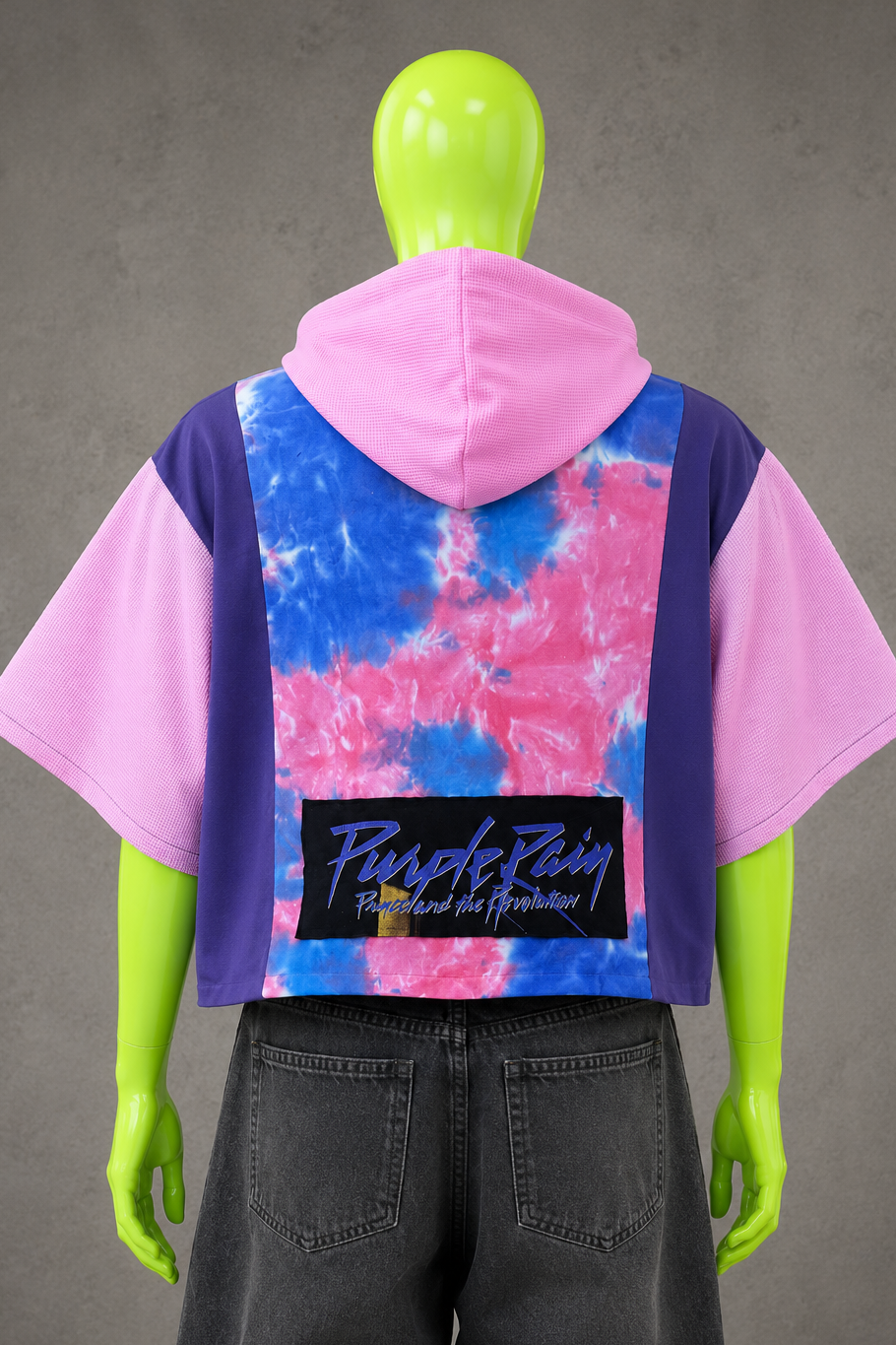 Prince Purple Rain Distressed Reworked Hoodie Boho Streetwear | Y2K  | Festival