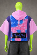 Prince Purple Rain Distressed Reworked Hoodie Boho Streetwear | Y2K  | Festival