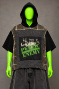 Public Enemy Hip Hop Streetwear Handmade Custom Reworked Hoodie | XL | 1 of 1 Streetwear | Cut & Sew