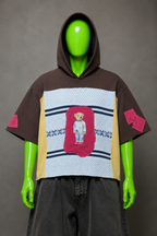 Teddy Bear Ralph Lauren Upcycled Hoodie – Preppy Streetwear | Cute Style | 1of1