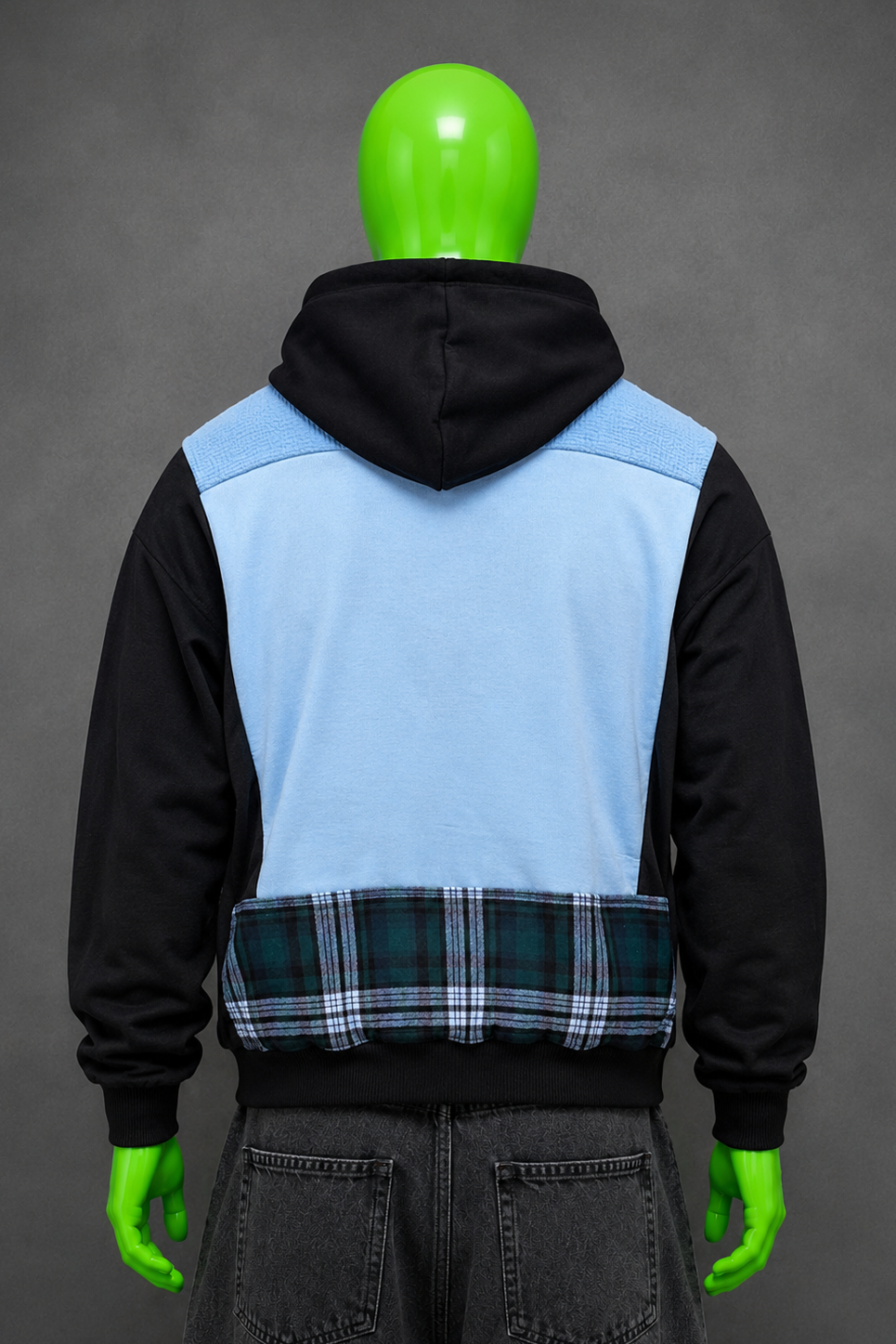 Renee Rapp Patchwork Hoodie – Grunge Aesthetic | Reworked Streetwear | Unisex
