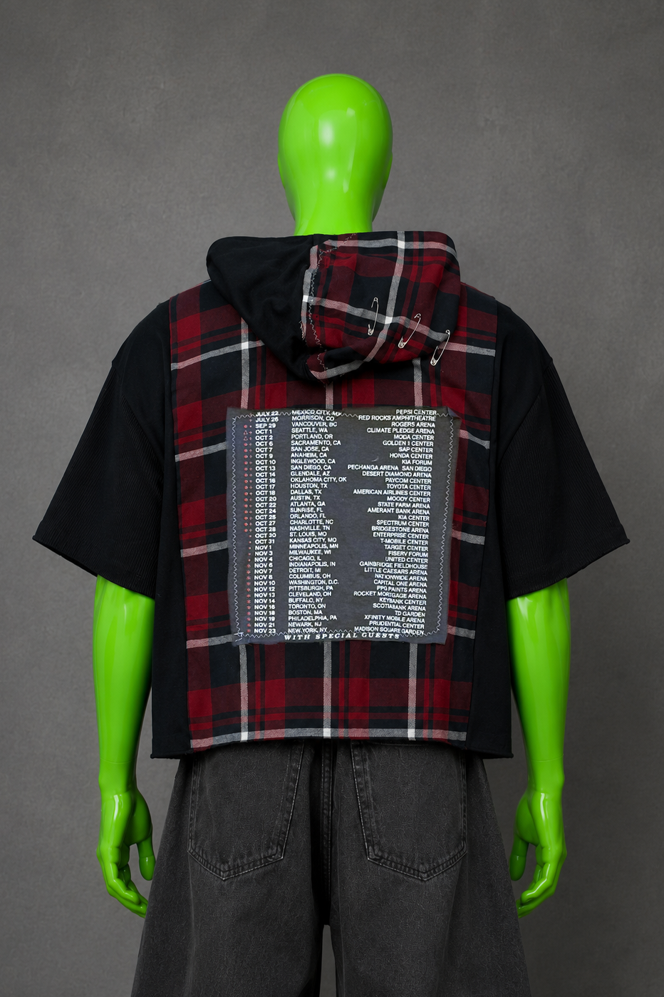 SOMBR Upcycled Hoodie – Reworked Punk Streetwear | Indie Grunge | Festival Fit