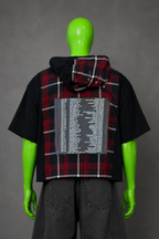 SOMBR Upcycled Hoodie – Reworked Punk Streetwear | Indie Grunge | Festival Fit