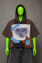 SZA Tour Reworked Hoodie – R&B Patchwork Streetwear | Y2K Grunge | One of One