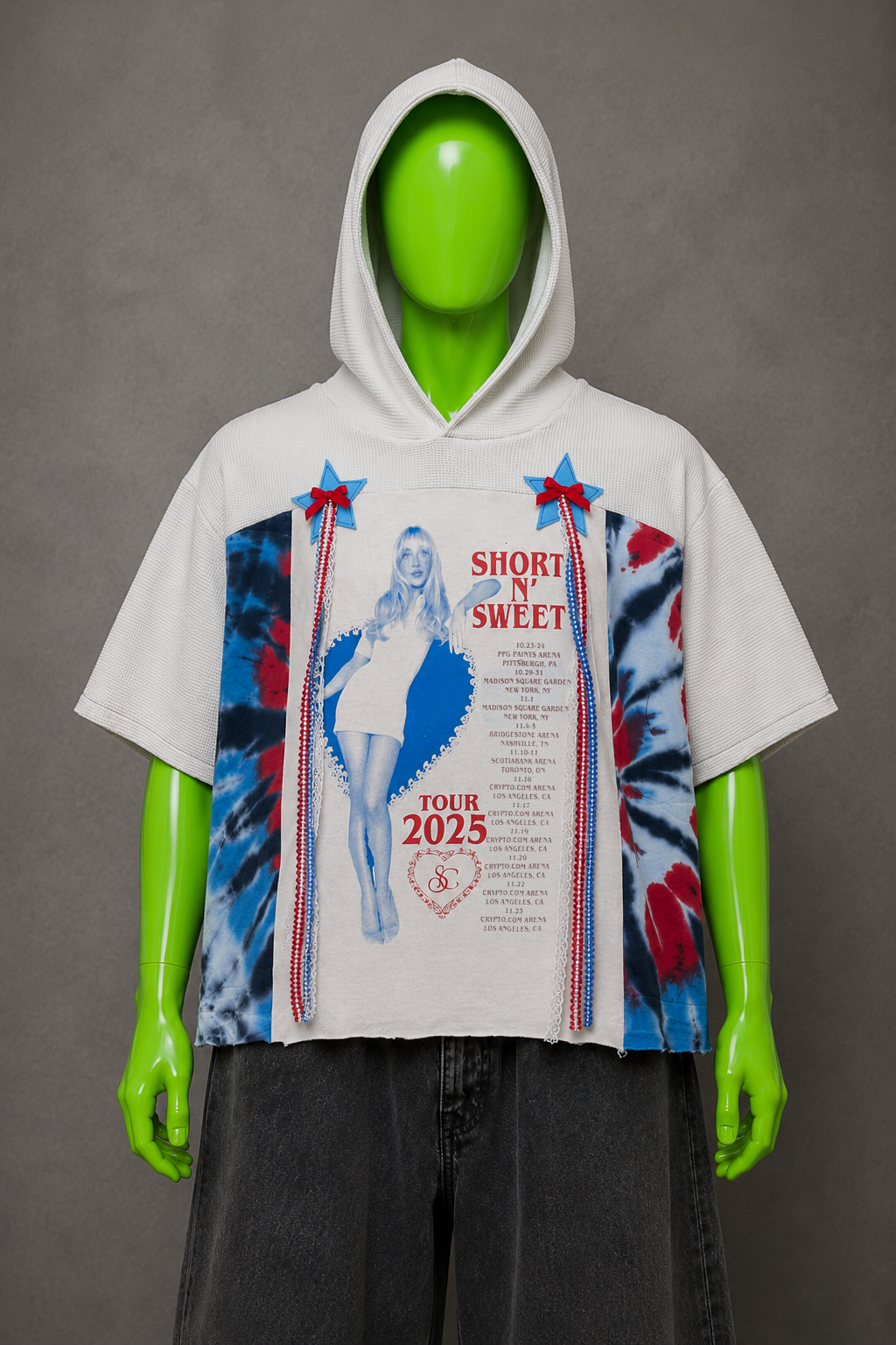 Sabrina Carpenter Hoodie – Reworked Upcycled Streetwear | Y2K Aesthetic | Unisex
