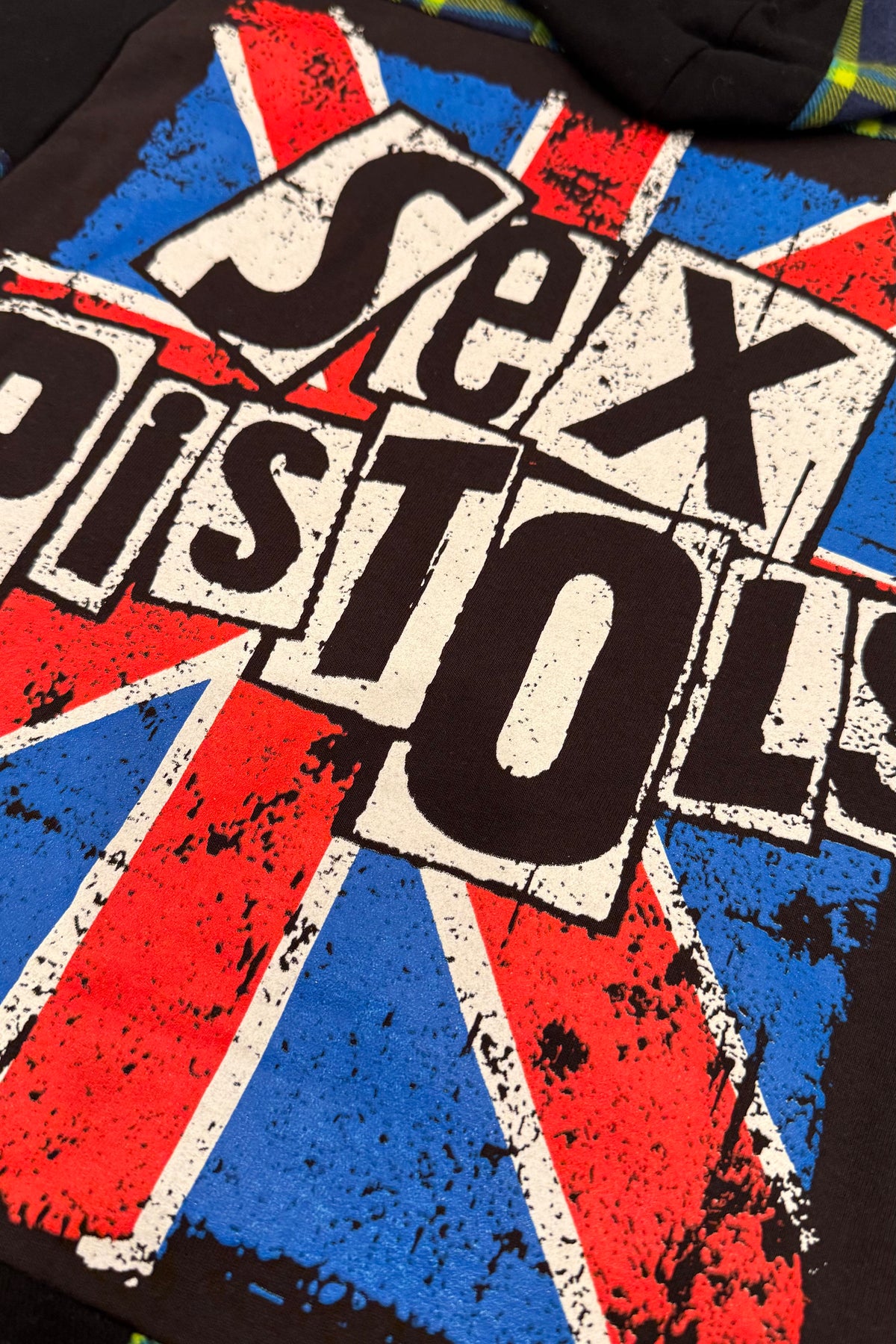 Sex Pistols Anarchy Patchwork Punk Grunge Handmade Custom Reworked Hoodie | XL | 1 of 1 Streetwear | Cut & Sew