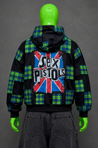 Sex Pistols Anarchy Oversized Patchwork Hoodie – Punk Grunge | Streetwear | 1of1