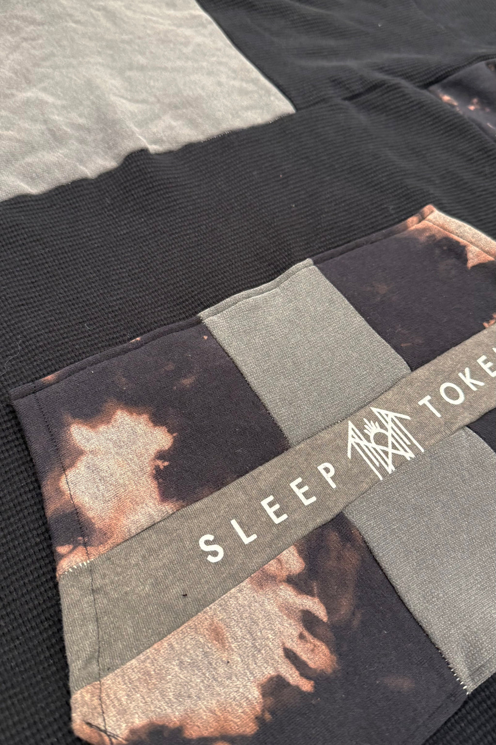 Sleep Token Distressed Metal Handmade Custom Reworked Hoodie | XL | 1 of 1 Streetwear | Cut & Sew