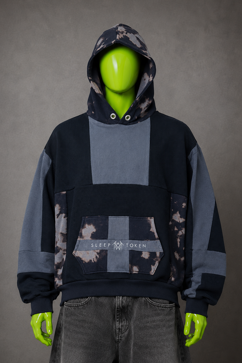 Sleep Token Distressed Hoodie – Metal Streetwear | Y2K Grunge | Festival Fit