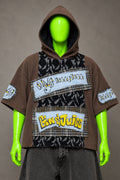 Snoop Dogg Hip Hop Appliqué Handmade Custom Reworked Hoodie | XL | 1 of 1 Streetwear | Cut & Sew