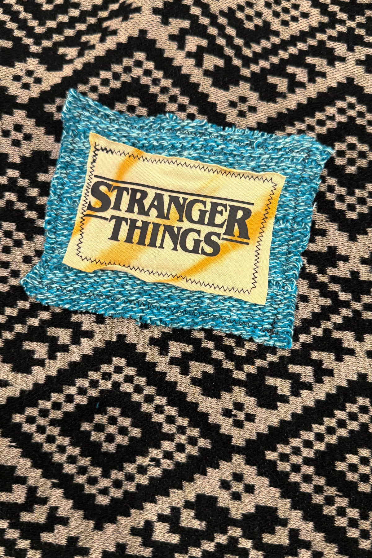 Stranger Things Sci-Fi Pop Culture Handmade Custom Reworked Hoodie | XL | 1 of 1 Streetwear | Cut & Sew