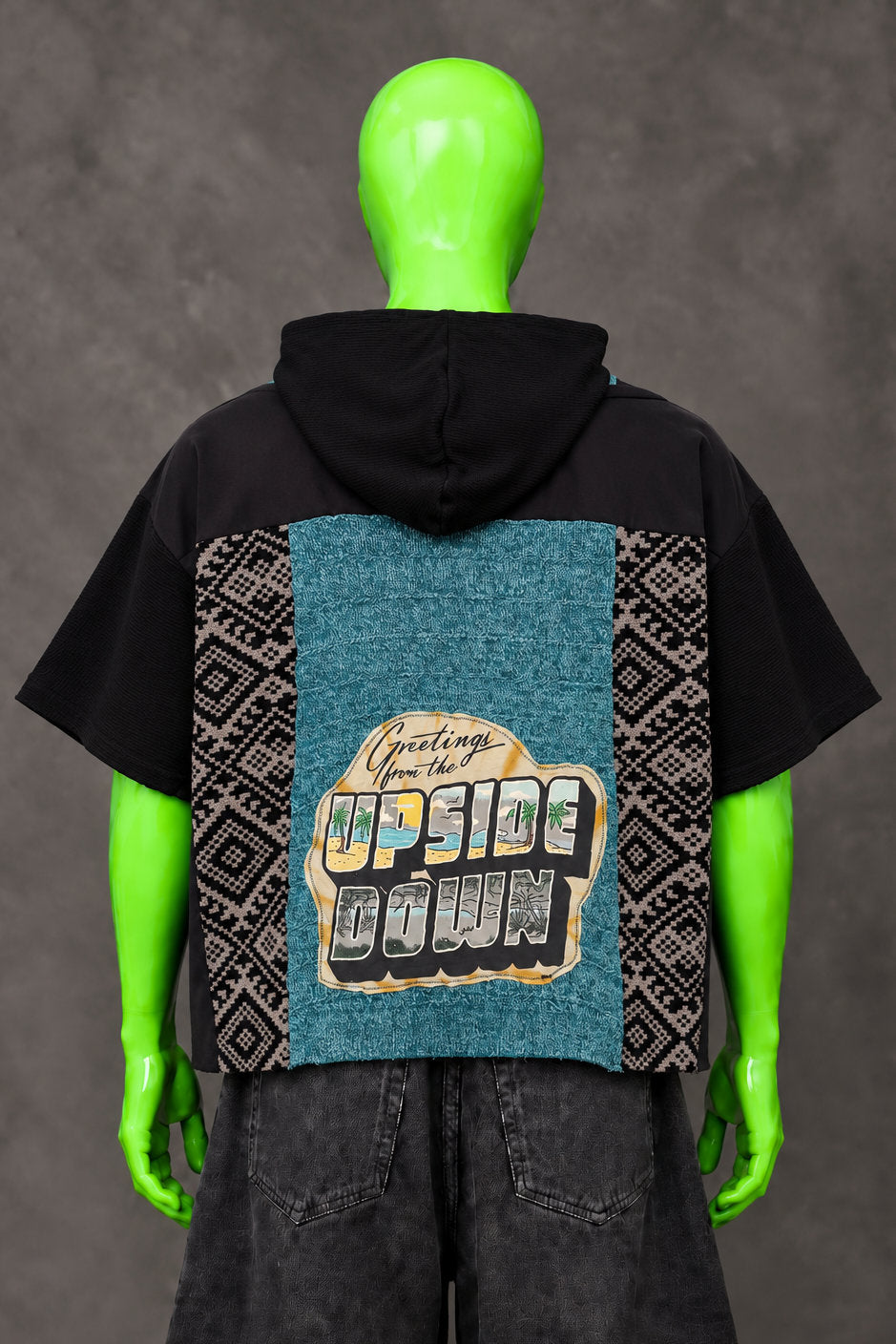 Stranger Things Sci-Fi Pop Culture Handmade Custom Reworked Hoodie | XL | 1 of 1 Streetwear | Cut & Sew