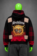Sublime Patchwork Hoodie – 90s Grunge Streetwear | Vintage Inspired | Unisex