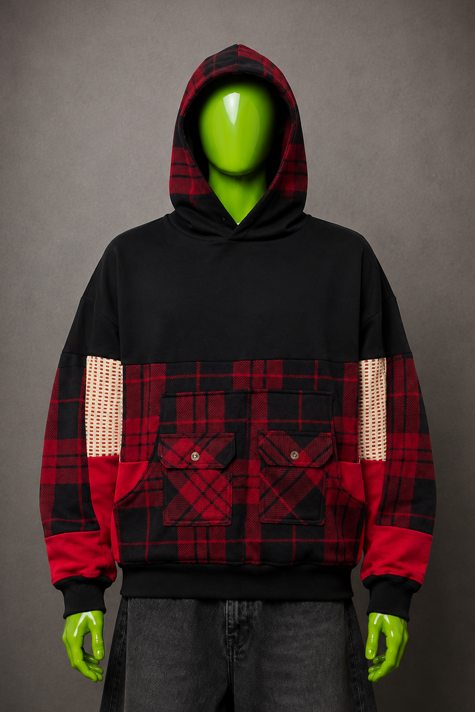 Sublime Patchwork Hoodie – 90s Grunge Streetwear | Vintage Inspired | Unisex