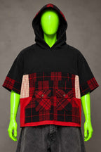 Sublime Patchwork 90s Grunge Streetwear Handmade Custom Reworked Hoodie | XL | 1 of 1 Streetwear | Cut & Sew