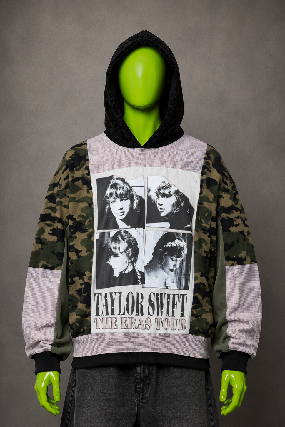 Taylor Swift Eras Tour Patchwork Hoodie – Y2K Streetwear | Retro 2000s | 1of1