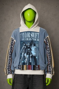 Taylor Swift Eras Tour Patchwork Hoodie – 2000s Streetwear | Retro Y2K | 1of1