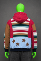 Taylor Swift Eras Tour Patchwork Hoodie – 2000s Streetwear | Retro Y2K | Unisex